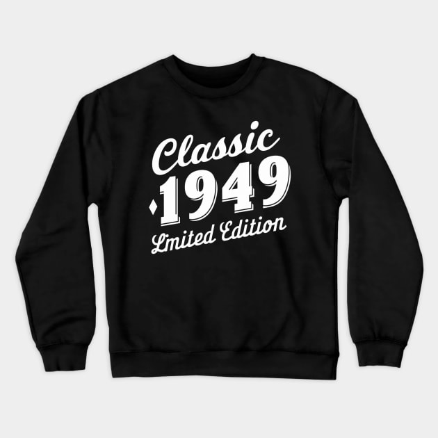 75th-birthday Crewneck Sweatshirt by Little Quotes